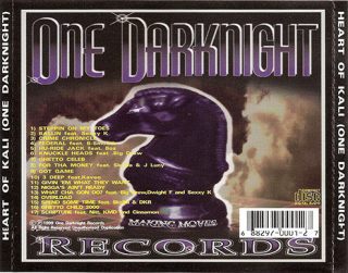 Various - The Heart Of Kali Kompilation (Back)