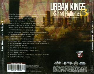 Various - Urban Kings Street Anthems 3 (Back)