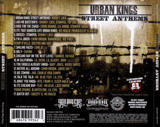 Various - Urban Kings Street Anthems (Back)
