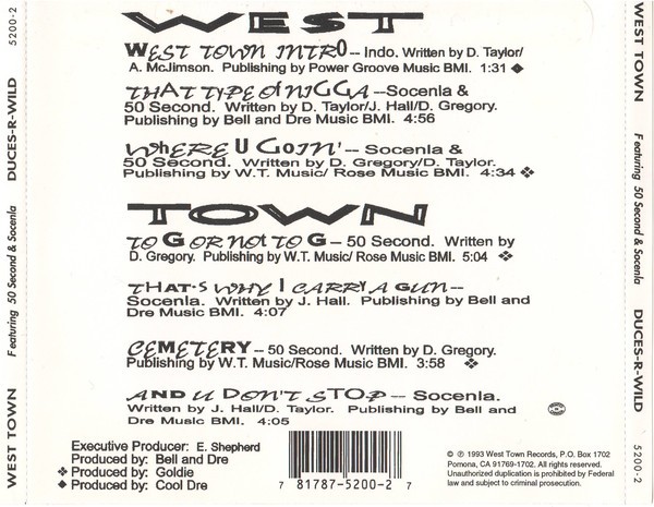 West Town - Duces-R-Wild (Back)