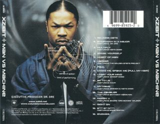 Xzibit - Man Vs Machine (Back)