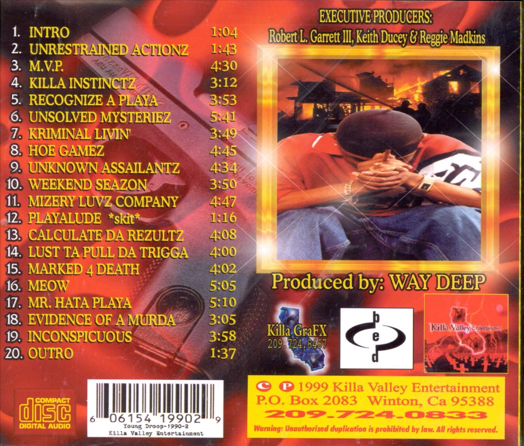 Young Droop - 1990-Hate (Back)