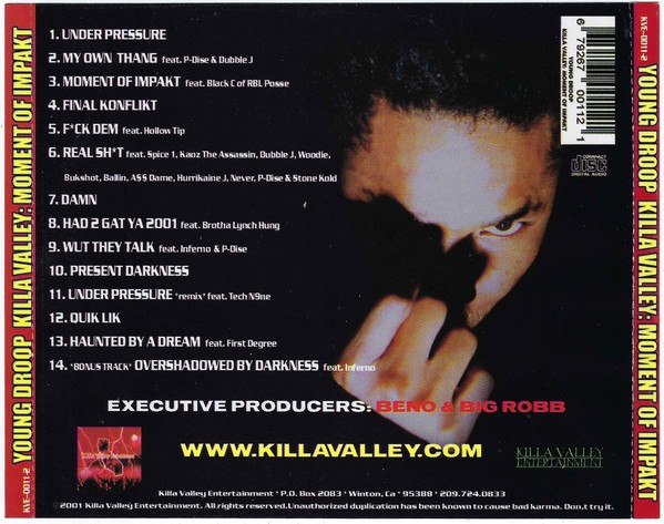 Young Droop - Killa Valley Moment Of Impakt (Back)